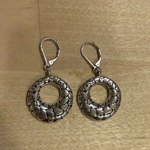 Silver Heart Earrings